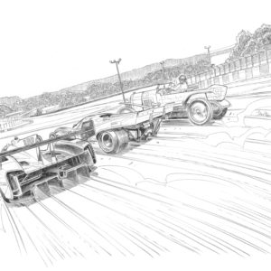 Quatrième de couverture du livre Le Mans - Reproduction 40x50 cm