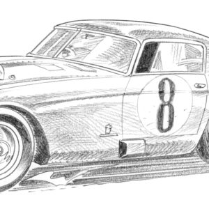 Dessin Spa 1953 - Dessin original A4