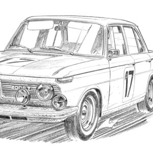 Dessin Spa 1966 - Reproduction 30x40 cm