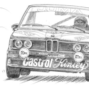 Dessin Spa 1977 - Reproduction 30x40 cm
