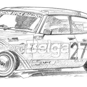 Dessin Spa 1978 - Dessin original A4