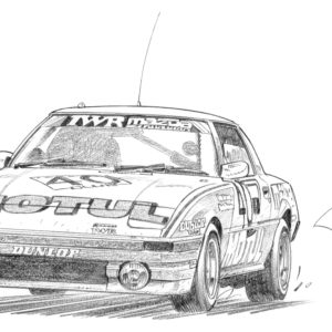 Dessin Spa 1981 - Dessin original A4