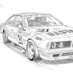 Dessin Spa 1983 - Reproduction 30x40 cm