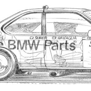 Dessin Spa 1985 - Reproduction 40x50 cm