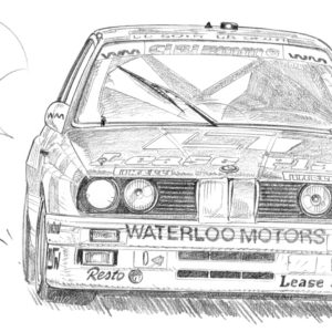 Dessin Spa 1987 - Reproduction 30x40 cm