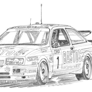 Dessin Spa 1989 - Reproduction 50x70 cm