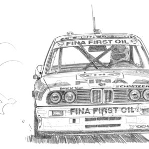 Dessin Spa 1990 - Reproduction 50x70 cm
