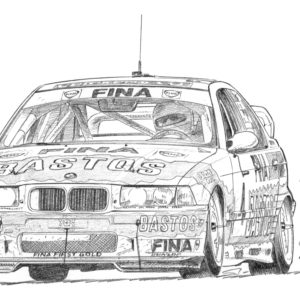 Dessin Spa 1994 - Reproduction 30x40 cm