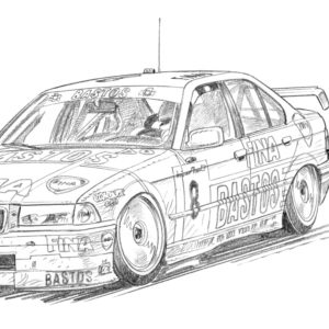 Dessin Spa 1995 - Dessin original A4
