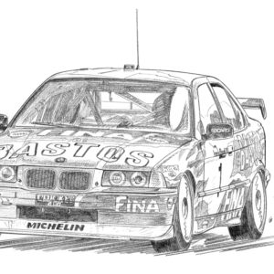 Dessin Spa 1997 - Reproduction 50x70 cm