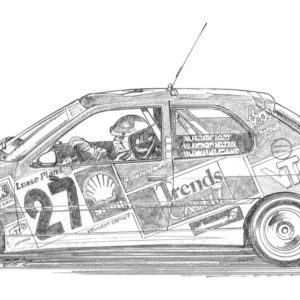 Dessin Spa 1999 - Reproduction 30x40 cm