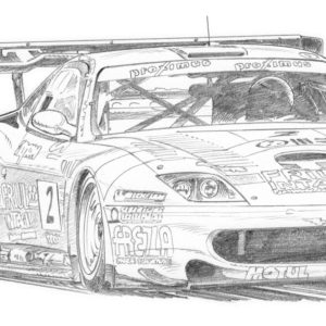 Dessin Spa 2004 - Reproduction 40x50 cm