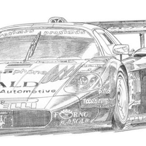 Dessin Spa 2006 - Reproduction 50x70 cm