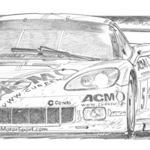 Dessin Spa 2007 - Reproduction 30x40 cm