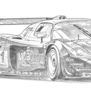 Dessin Spa 2008 - Reproduction 30x40 cm