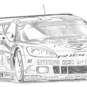 Dessin Spa 2009 - Reproduction 30x40 cm