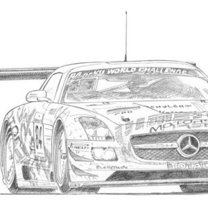 Dessin Spa 2013 - Reproduction 30x40 cm
