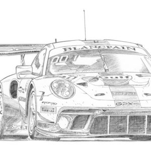 Dessin Spa 2019 - Reproduction 30x40 cm