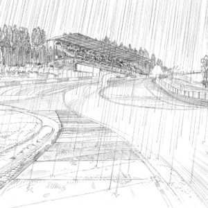 Quatrième de couverture du livre Spa - Dessin original A4